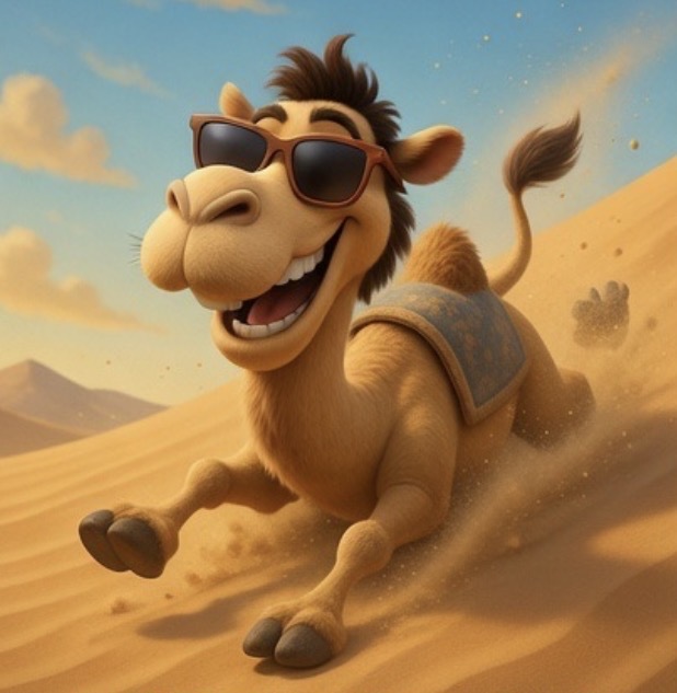 Hagar the camel — coming as a plushie